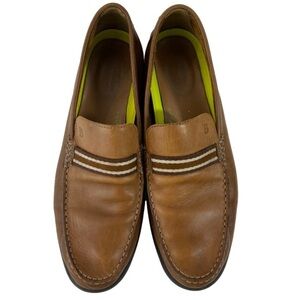 Bostonian Commonwealth Grafton Driving Loafer  Camel Leather Men’s Size 12